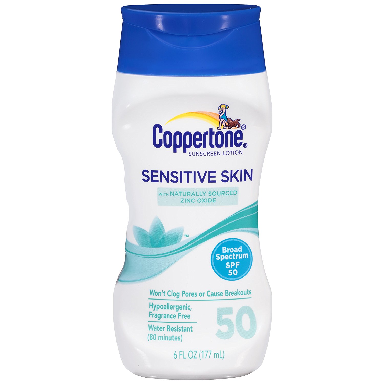 Coppertone Sensitive Skin SPF 50 Lotion