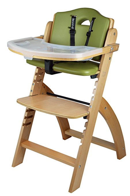 Abiie Beyond Wooden High Chair With Tray